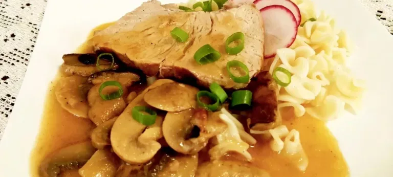 Meal 329 Veprove Na Slanine A Zampionech S Testovinami