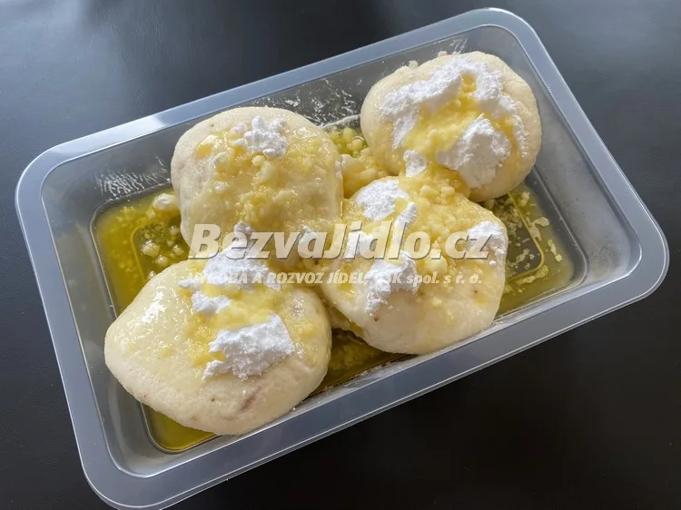 Meal 352 Kynute Ovocne Kynute Ovocne Knedliky Ctyr Chuti Jahoda Boruvka Merunka Svestka Sypane Cukrem A Prelite Maslem