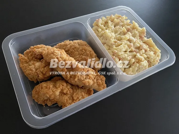 Meal 359 Smazene Kureci Rizecky S Jemnym Bramborovym Salatem