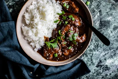 Honey - Garlic (medovo česnekové) Kuře Bowl Z