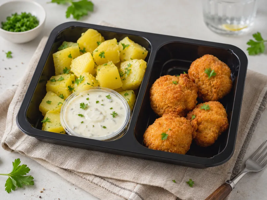 Meal 451 Smazeny Kvetak Brambor Nase Tatarka
