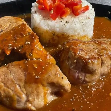 Meal 478 Filirovana Veprova Panenka Ve Sladkokysele Omacce S Jasminovou Ryzi