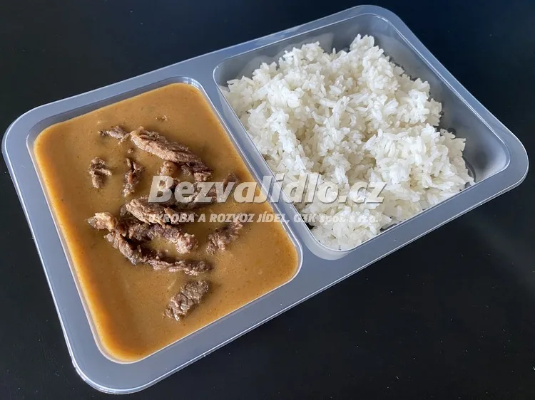 Meal 491 Hovezi Stroganov S Jasminovou Ryzi