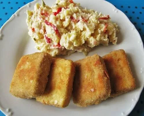 Meal 530 Smazene Tofu S Nasim Bramborovym Salatem