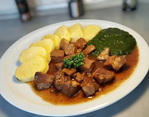 Meal 622 200G Veprova Plec Na Cesneku Spenat Nas Bramborovy Knedlik
