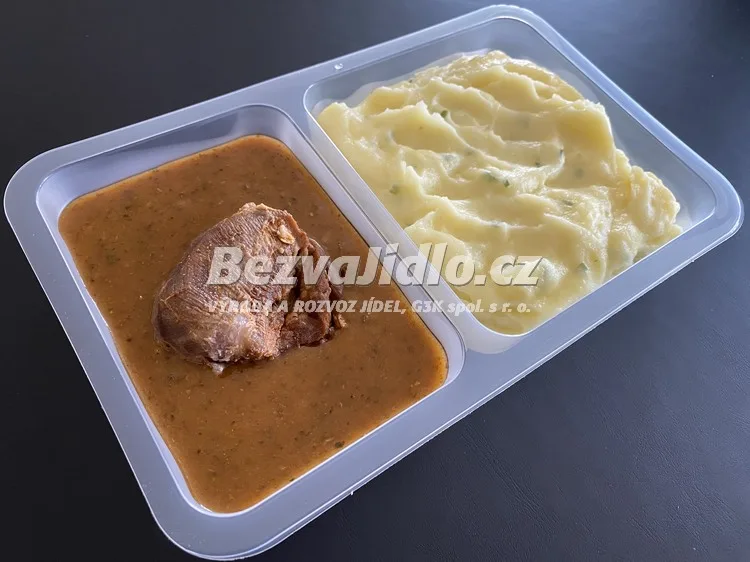 Meal 664 Veprova Licka Na Majorance A Cernem Pivu S Bramborovou Kasi