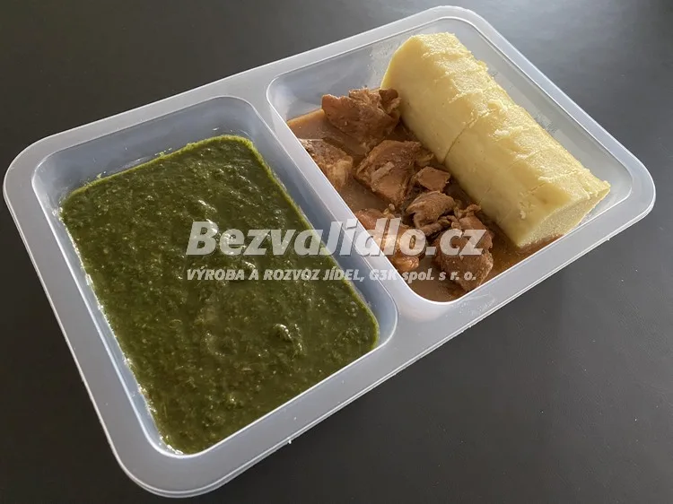 Meal 869 Veprove Na Cesneku S Bramborovym Knedlikem A Dusenym Spenatem